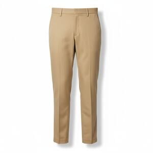 Banana Republic Factory Sloan Fit Womens Waffle Knit Tan White Pants Size 6 NWOT